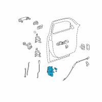 OEM Chevrolet HHR Latch Diagram - 20791792