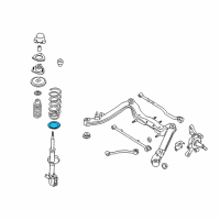 OEM 1997 Nissan 200SX Front Spring Rubber Seat Lower Diagram - 55036-2B500