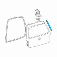 OEM 1997 Ford Expedition Support Cylinder Diagram - F75Z-78406A10-AC