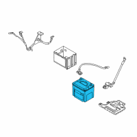 OEM 2012 Kia Rio Batteries Diagram - 371101W450