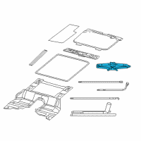 OEM 2018 Jeep Wrangler Jack-Scissors Diagram - 68237103AA