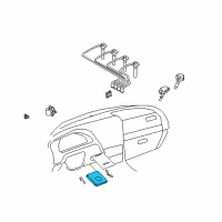 OEM Toyota Corolla ECM Diagram - 89661-02692-84