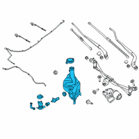 OEM 2020 Ford Ranger Washer Reservoir Diagram - KB3Z-17618-A