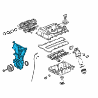 OEM Buick Cascada Front Cover Diagram - 55569220