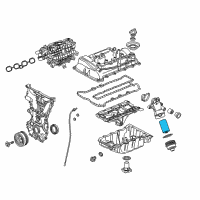 OEM 2018 Chevrolet Malibu Filter Element Diagram - 95526686