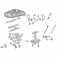 OEM Saturn Outlook Tube-Oil Level Indicator Diagram - 12612349