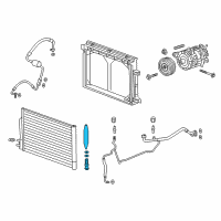 OEM Buick Regal TourX Drier Desiccant Bag Diagram - 23336306