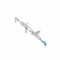 OEM Jeep Liberty Tie Rod-Tie Rod End Diagram - 5072445AA