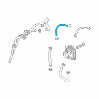 OEM Kia Forte Hose Assembly-Oil COOLIN Diagram - 25420F2500