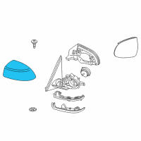 OEM 2016 BMW X6 Protective Cap, Exterior Mirror, Left Diagram - 51-16-7-372-839