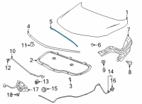 OEM 2022 Buick Encore GX Rear Weatherstrip Diagram - 42712970