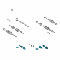 OEM Lexus Boot Kit, FR Drive S Diagram - 04438-48032