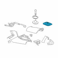 OEM Pontiac Boot Asm-Manual Transmission Control Lever & Transfer Case Diagram - 15952472