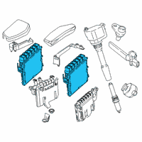 OEM 2018 BMW 540i Dme Engine Control Module Diagram - 12-14-8-489-447