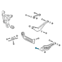 OEM Chevrolet Malibu Shock Lower Bolt Diagram - 11610887