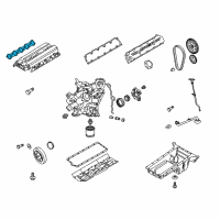 OEM Dodge Ram 1500 Gasket-Intake Manifold Diagram - 5037217AC