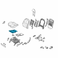 OEM Kia Sedona Heater-Front Seat Cushion Diagram - 88190A9010