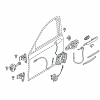 OEM 2018 BMW 640i xDrive Gran Turismo OPERATING ROD, DOOR FRONT LE Diagram - 51-21-7-382-571