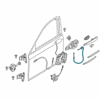 OEM 2018 BMW 640i xDrive Gran Turismo BOWD.CABLE, OUTSIDE DOOR HAND Diagram - 51-21-5-A07-7A3