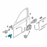 OEM BMW X6 Door Hinge, Bottom Left Diagram - 41-51-7-420-089
