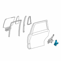 OEM 2016 Toyota Land Cruiser Window Motor Diagram - 85710-60361