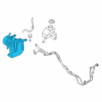 OEM 2015 Kia K900 Motor Pump Unit Assembly Diagram - 574103T100