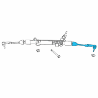 OEM 2008 Dodge Nitro Tie Rod-Outer Diagram - 52125366AA