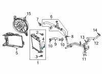 OEM Chevrolet Impala Reservoir Tank Drain Plug Diagram - 22790134