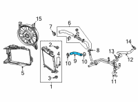 OEM 2021 Chevrolet Corvette Lower Hose Diagram - 84692114