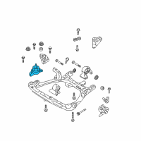 OEM Kia Optima Engine Mounting Bracket Assembly Diagram - 218102G400