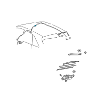 OEM 2013 Toyota Venza Front Hose Joint Diagram - 85375-20800