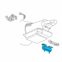 OEM Chevrolet SSR Mount Asm-Trans Diagram - 15232234