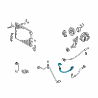 OEM 2001 Toyota 4Runner Discharge Hose Diagram - 88711-35490