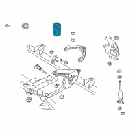 OEM 2011 Ram 2500 Front Coil Spring Diagram - 68050579AA