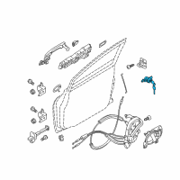 OEM 2015 Nissan Versa Note Cylinder Set - Door Lock, RH Diagram - H0600-3WC0A