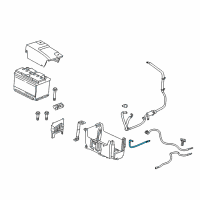 OEM Cadillac XTS Positive Cable Diagram - 22885269