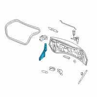 OEM 2007 Pontiac G6 Hinge Asm-Rear Compartment Lid Diagram - 15249511