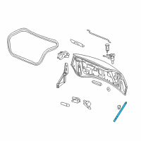 OEM Pontiac G6 Strut Asm-Rear Compartment Lid Diagram - 22700565