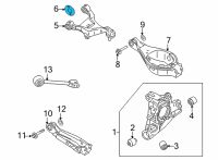 OEM 2019 Nissan Pathfinder Stopper-Arm Bush Diagram - 55044-JA00A