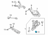 OEM Nissan Bush Diagram - 55152-6RS0A