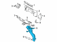 OEM BMW M235i xDrive Gran Coupe Air Duct, Turbocharger Diagram - 11-65-8-605-502