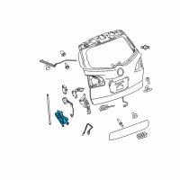 OEM 2016 Buick Enclave Actuator Diagram - 23245268