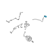 OEM 2007 Ford Fusion Upper Return Hose Diagram - 6E5Z-3A713-BB