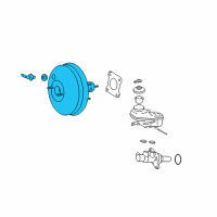 OEM 2011 Toyota Matrix Power Booster Diagram - 44610-02451