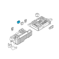 OEM 2011 BMW X5 Light switch relay Diagram - 61-31-6-919-113