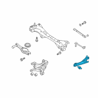 OEM 2007 Kia Optima Arm Assembly-Rear Trailing Diagram - 552802G000