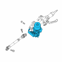 OEM 2016 Kia Forte Koup Motor Assembly Diagram - 563303X500