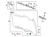 OEM GMC Yukon Lift Gate Switch Diagram - 84248379