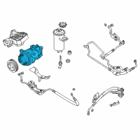 OEM 2012 BMW X5 Tandem Pump Diagram - 32-41-6-787-349