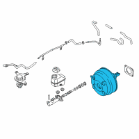 OEM 2012 Hyundai Genesis Booster Assembly-Brake Diagram - 59110-3M900